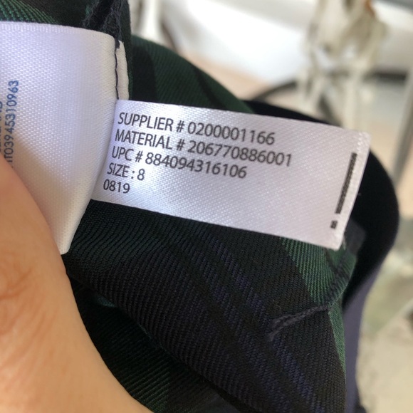 NWT Chaps Perfectly Polished Plaid Ankle Pants - 8 - Picture 10 of 11